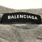 BALENCIAGA 578139 19AW ロゴ刺繍総柄 半袖Ｔシャツ コットン メンズ