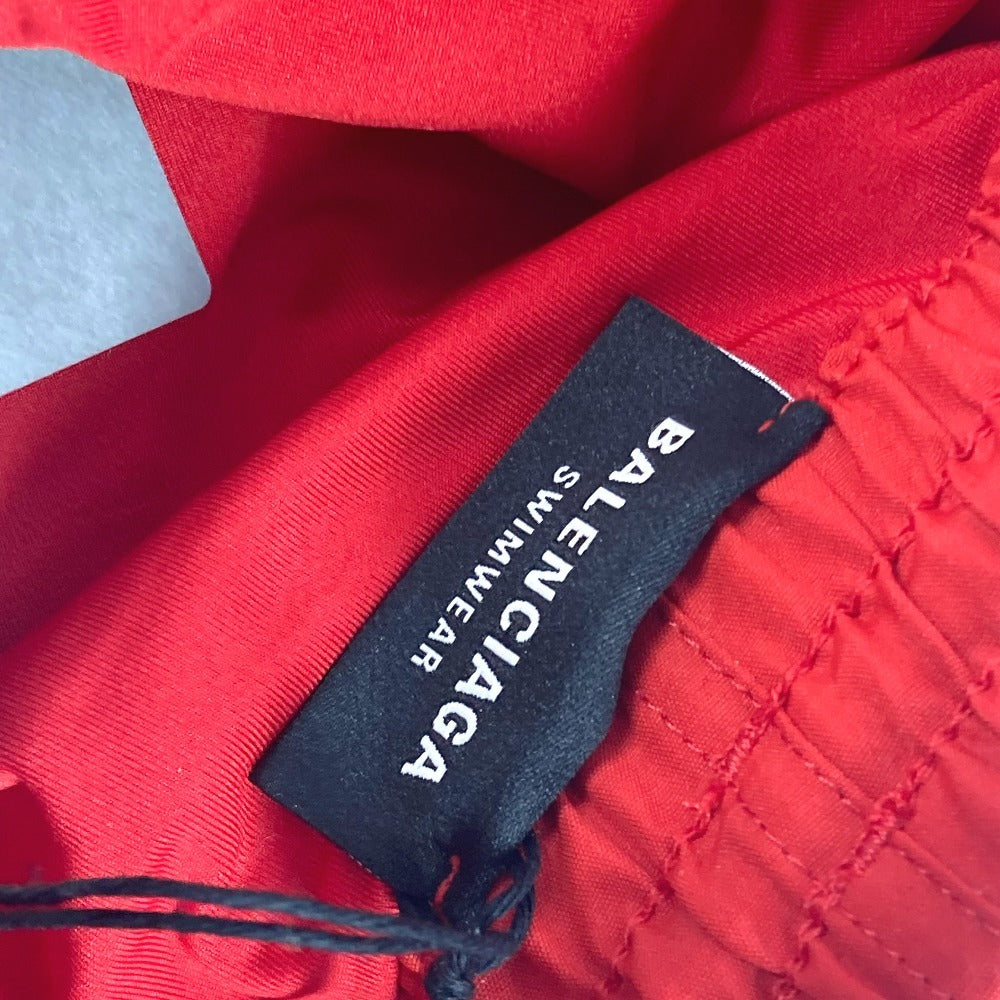 BALENCIAGA 657033 ショーツ ボトムス ズボン ロゴ スイムウエア スィムウエア メンズ水着 水着 ポリエステル メンズ レッド - brandshop-reference
