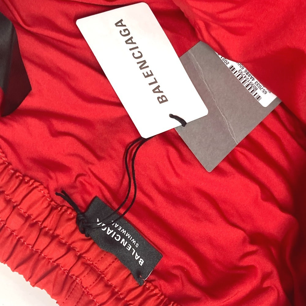 BALENCIAGA 657033 ショーツ ボトムス ズボン ロゴ スイムウエア スィムウエア メンズ水着 水着 ポリエステル メンズ レッド - brandshop-reference