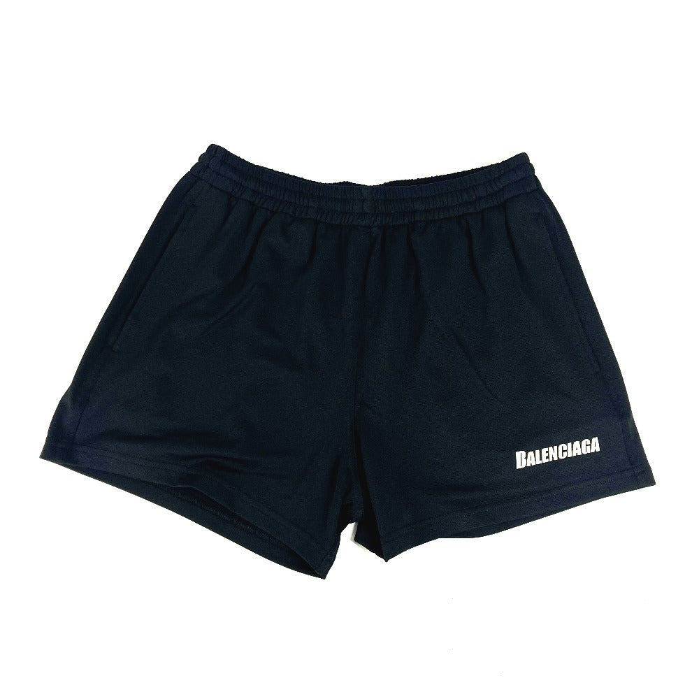 BALENCIAGA 702204 Swimwear Swimwear logo Bottoms Apparel Shorts Pants Swimwear polyester / Polyurethane Black Used