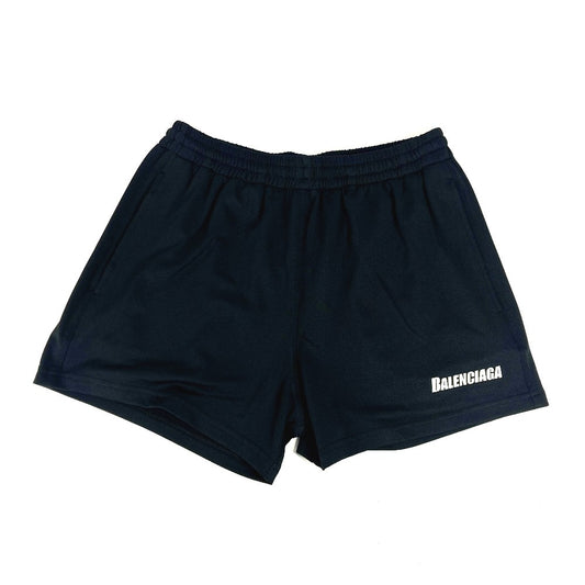 BALENCIAGA 702204 Swimwear Swimwear logo Bottoms Apparel Shorts Pants Swimwear polyester / Polyurethane Black Used