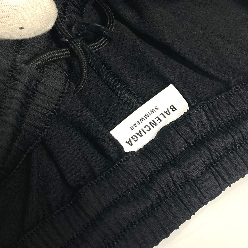 BALENCIAGA 702204 Swimwear Swimwear logo Bottoms Apparel Shorts Pants Swimwear polyester / Polyurethane Black Used