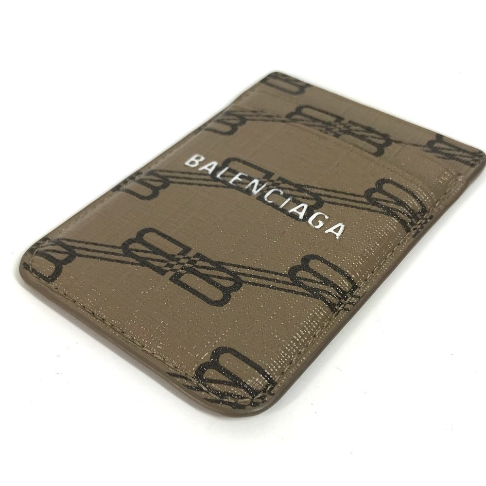 BALENCIAGA 675835 ロゴ  magsafe マグセーフ 名刺入れ パスケース スマホ カードケース レザー ユニセックス ブラウン - brandshop-reference