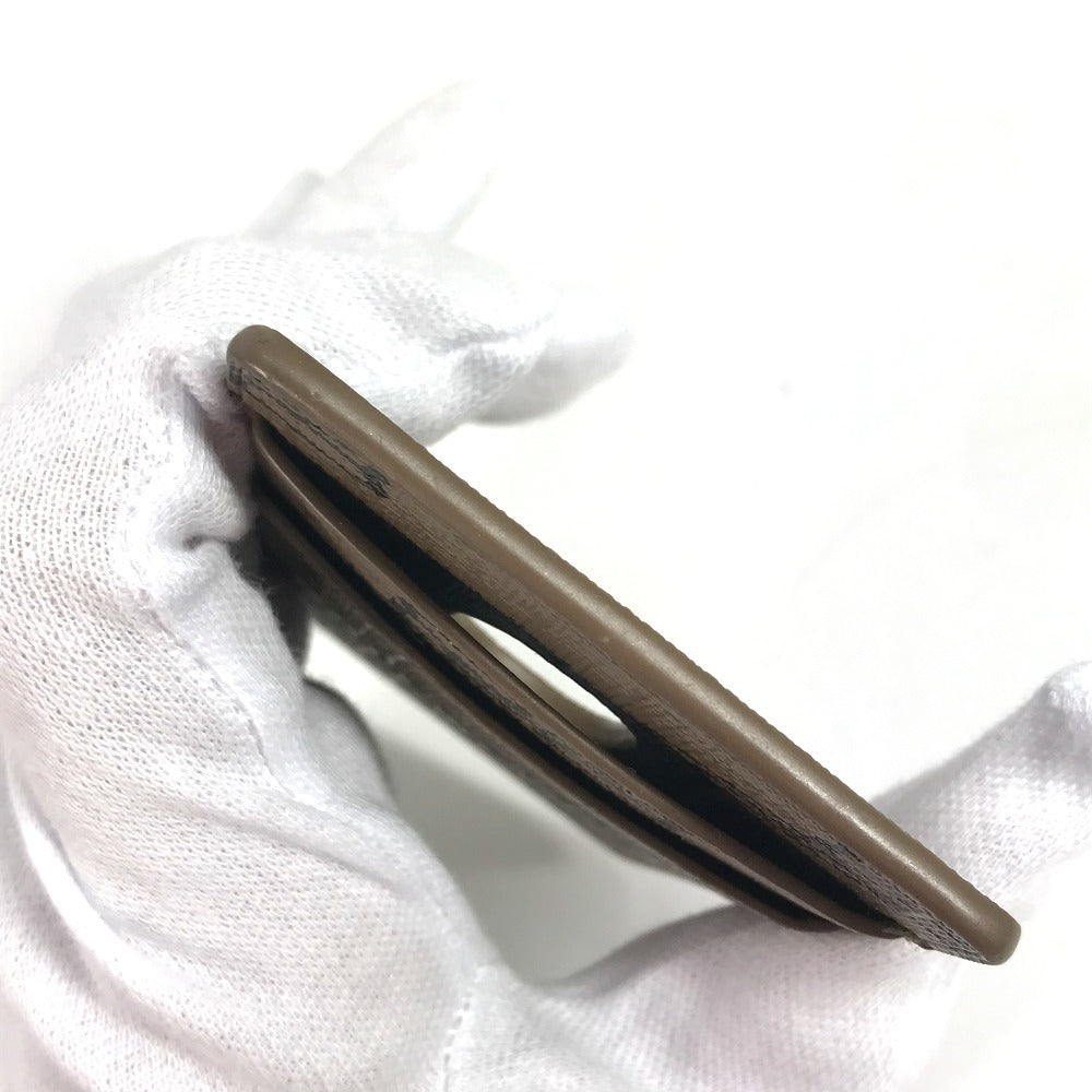 BALENCIAGA 675835 ロゴ  magsafe マグセーフ 名刺入れ パスケース スマホ カードケース レザー ユニセックス ブラウン - brandshop-reference