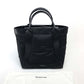 BALENCIAGA 363425 Cabas S Handbag Tote Bag Nylon/Leather Women's Black