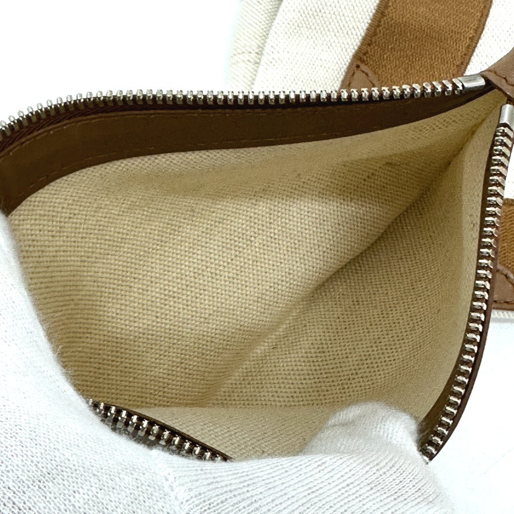 BALENCIAGA 339936 Navy Cabas M Bag Shoulder Tote Bag Canvas/Leather Women's Beige