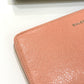 BALENCIAGA 419805 Exclusive Women's Leather Long Wallet with Zip-Around Design in Pink Beige