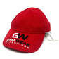 BALENCIAGA 623903 GYM WEAR CAP Logo embroidery Baseball hats, headwear, accessories cap cotton Red Used