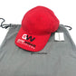BALENCIAGA 623903 GYM WEAR CAP Logo embroidery Baseball hats, headwear, accessories cap cotton Red Used