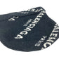 BALENCIAGA 487029 Total logo beanie hat knit hat knit cap Knit hat wool Black/White Used