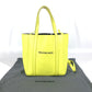 BALENCIAGA 551815 ロゴ エブリデイ トートバッグ XXS トートバッグ カバン 斜め掛け ショルダーバッグ レザー レディース イエロー
