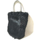 BALENCIAGA Cable Fur Bag, Fur Tote, Handbag, Fur, Women's, Black
