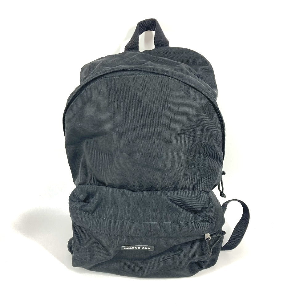 BALENCIAGA 503221 エクスプローラー ロゴ カバン バックパック バイカラー リュックサック ナイロンキャンバス ユニセックス ブラック - brandshop-reference