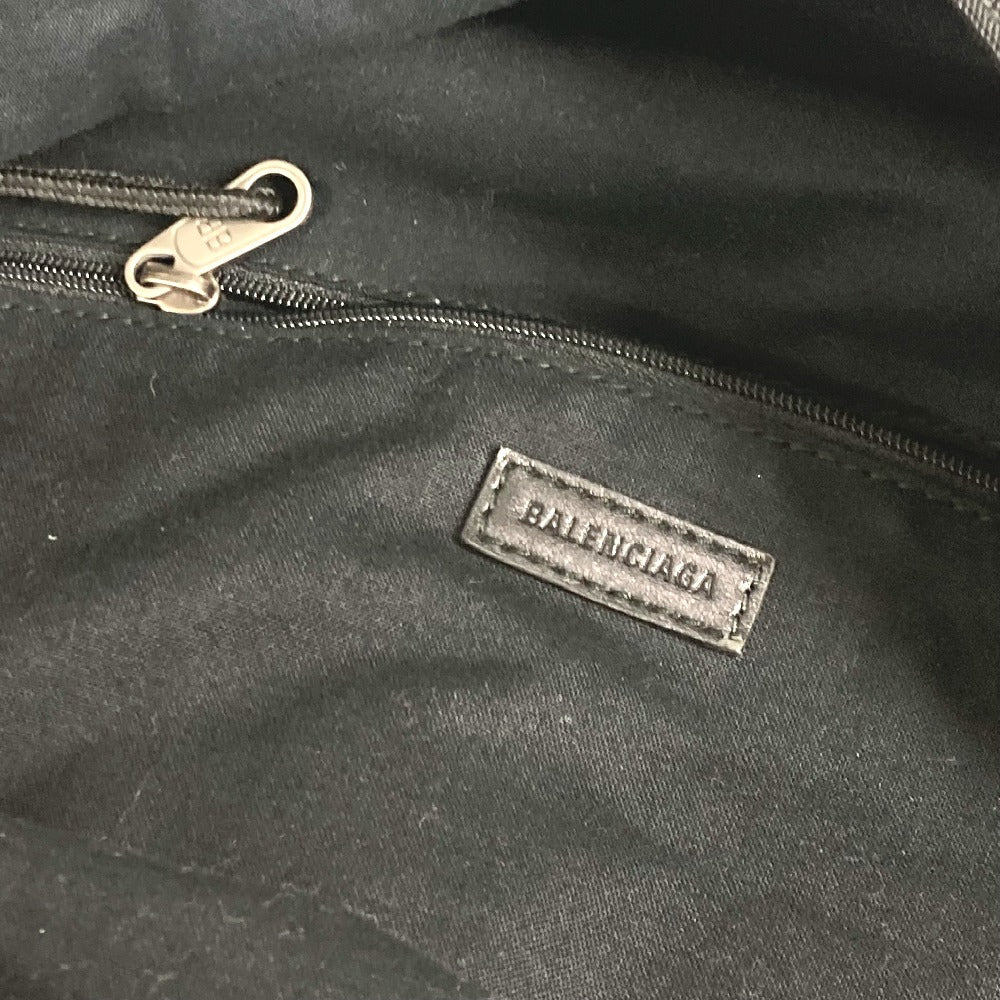 BALENCIAGA 503221 エクスプローラー ロゴ カバン バックパック バイカラー リュックサック ナイロンキャンバス ユニセックス ブラック - brandshop-reference
