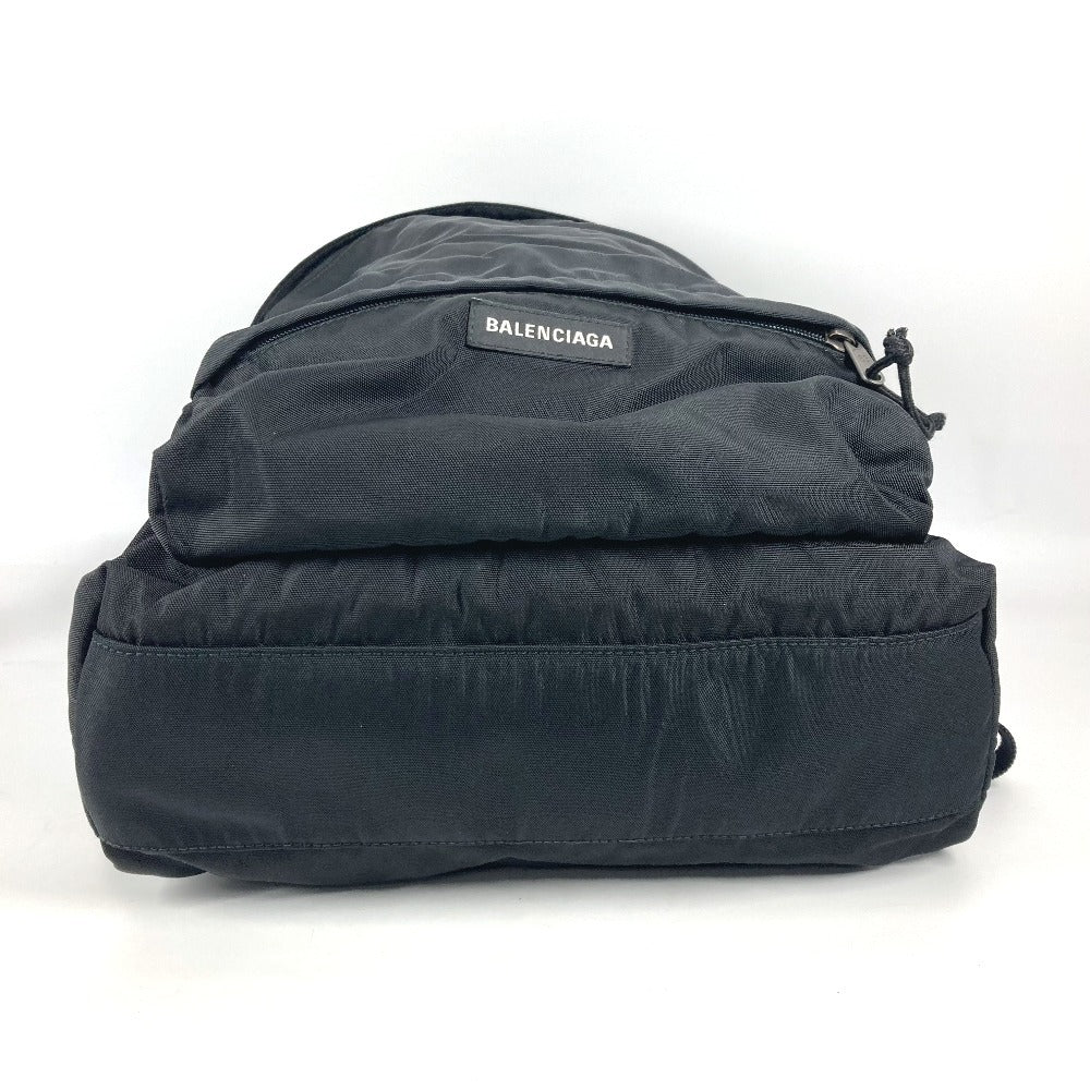 BALENCIAGA 503221 エクスプローラー ロゴ カバン バックパック バイカラー リュックサック ナイロンキャンバス ユニセックス ブラック - brandshop-reference