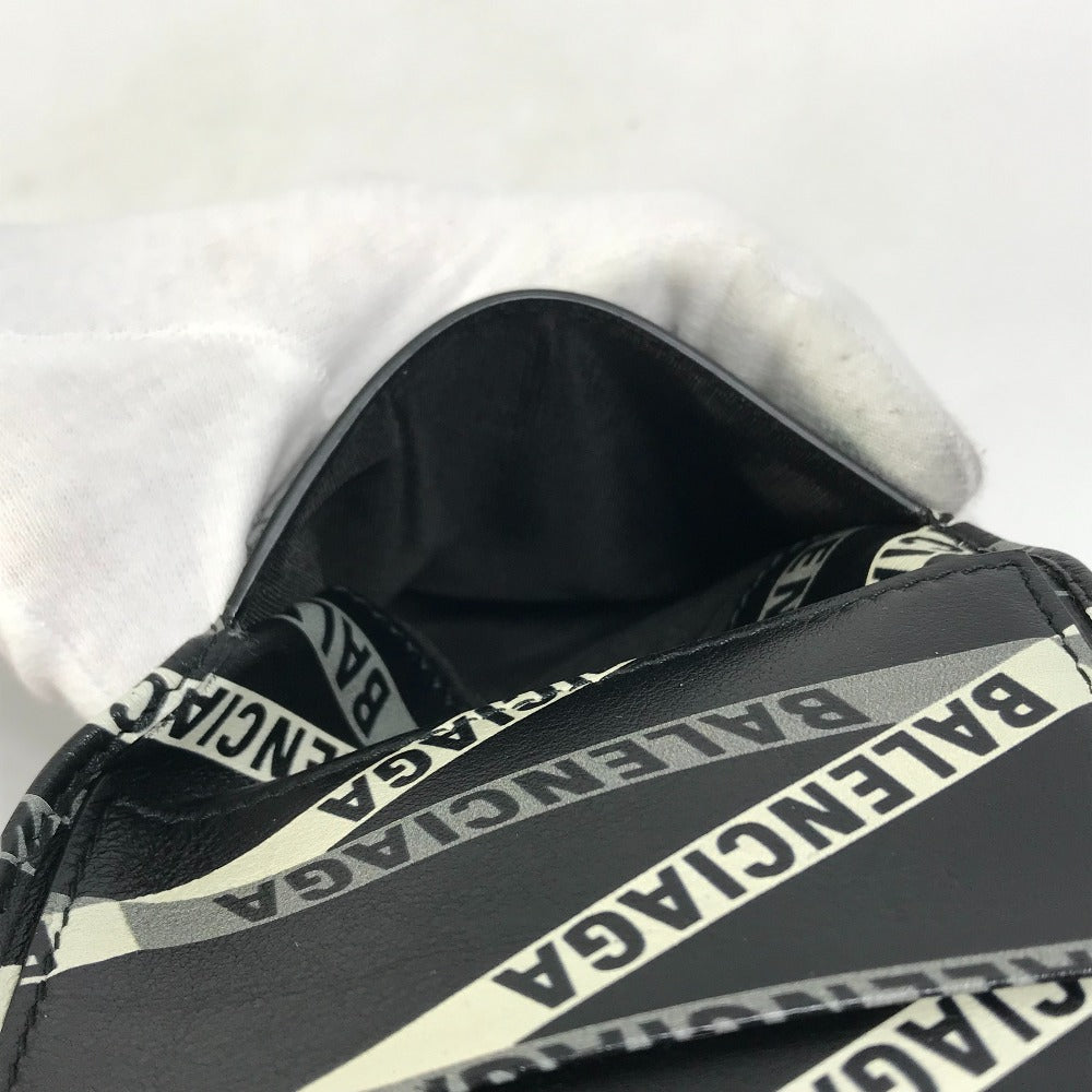 BALENCIAGA 541567 ポーチ ポシェット 財布 エクスプローラー ショルダーウォレット カバン ロゴ ショルダーバッグ レザー メンズ ブラック