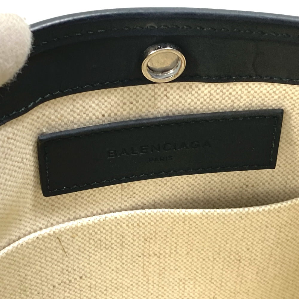 BALENCIAGA 339937 ネイビー ポシェット 斜め掛け クラッチバッグ ポーチ ショルダーバッグ レザー/コーティングキャンバス レディース イエロー