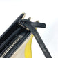 BALENCIAGA 339937 ネイビー ポシェット 斜め掛け クラッチバッグ ポーチ ショルダーバッグ レザー/コーティングキャンバス レディース イエロー