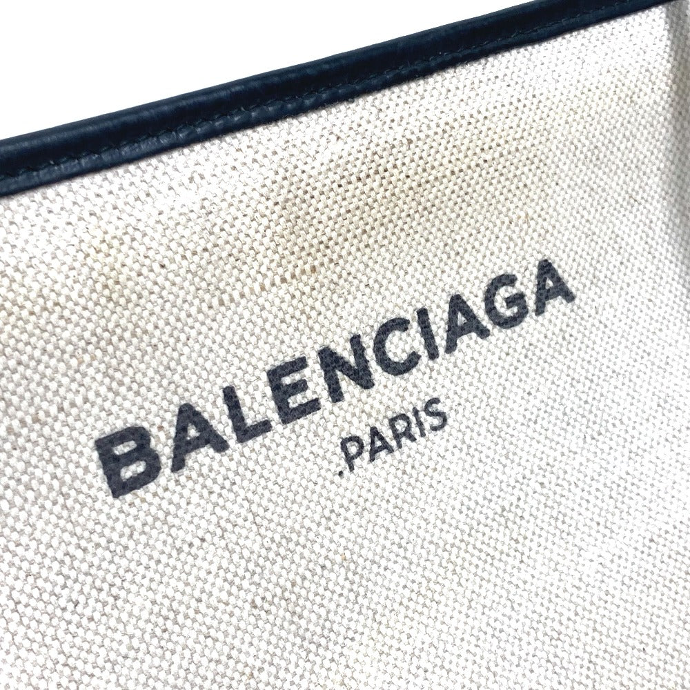 BALENCIAGA 339937 ネイビー ポシェット 斜め掛け クラッチバッグ ポーチ ショルダーバッグ レザー/コーティングキャンバス レディース イエロー