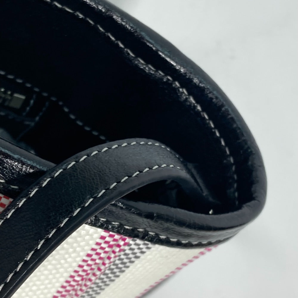 BALENCIAGA 671404 ストライプ BARBES SMALL バルベススモール 2WAY ショルダーバッグ カバン 斜め掛け トートバッグ ハンドバッグ レザー レディース ピンク - brandshop-reference