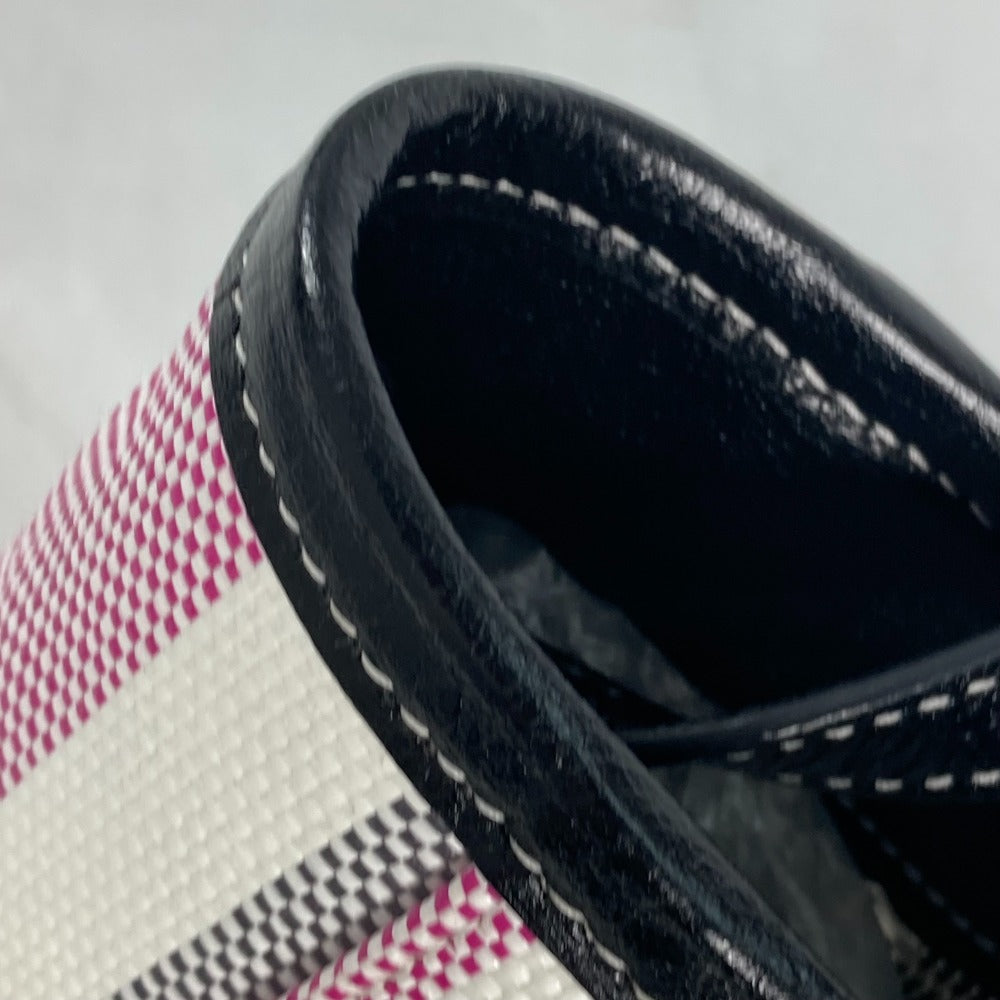 BALENCIAGA 671404 ストライプ BARBES SMALL バルベススモール 2WAY ショルダーバッグ カバン 斜め掛け トートバッグ ハンドバッグ レザー レディース ピンク - brandshop-reference