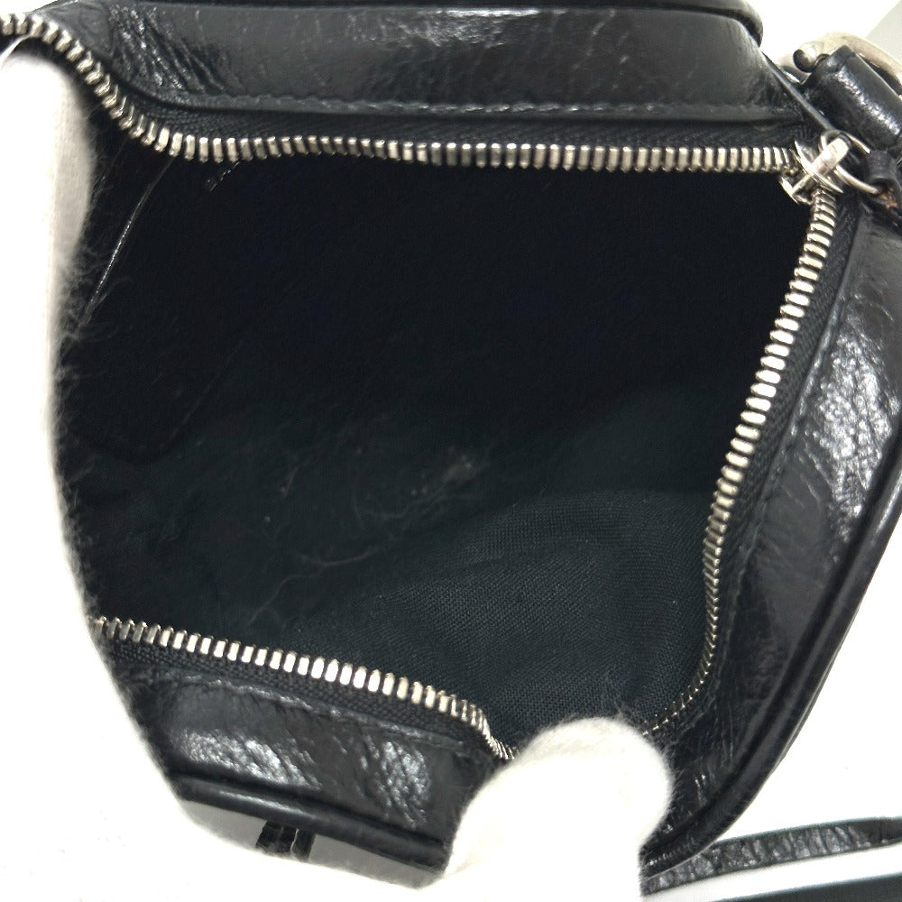 BALENCIAGA 722781 ルカゴール ハート チェーン カバン 肩掛け 斜め掛け ショルダーバッグ レザー レディース ブラック - brandshop-reference