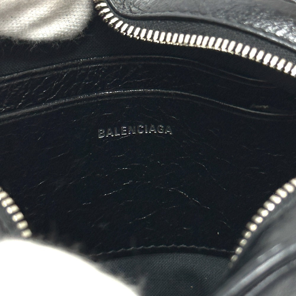 BALENCIAGA 722781 ルカゴール ハート チェーン カバン 肩掛け 斜め掛け ショルダーバッグ レザー レディース ブラック - brandshop-reference