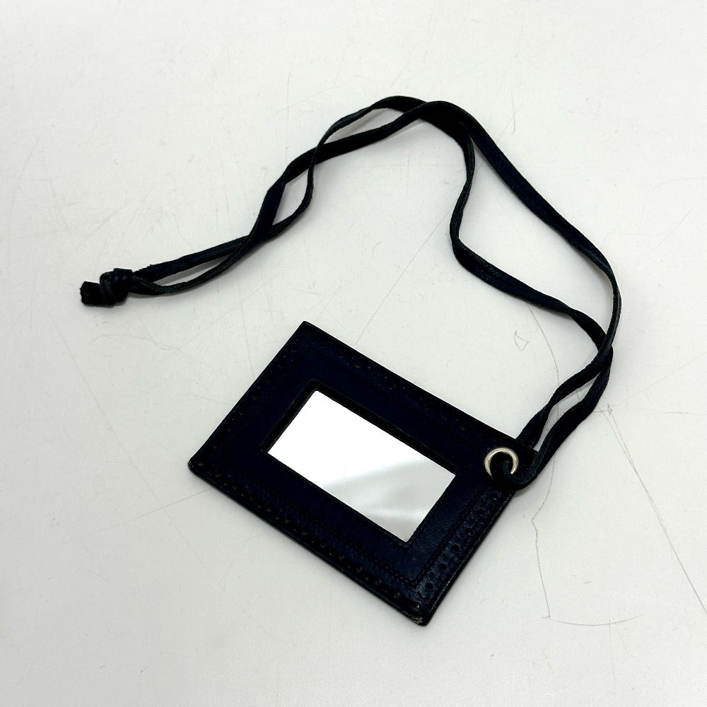 Balenciaga 266434 Liberty Paper 2way Bag Crossbody bahu Tote Bag Kulit Wanita Biru