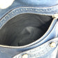 Balenciaga 266434 Liberty Paper 2way Bag Crossbody bahu Tote Bag Kulit Wanita Biru