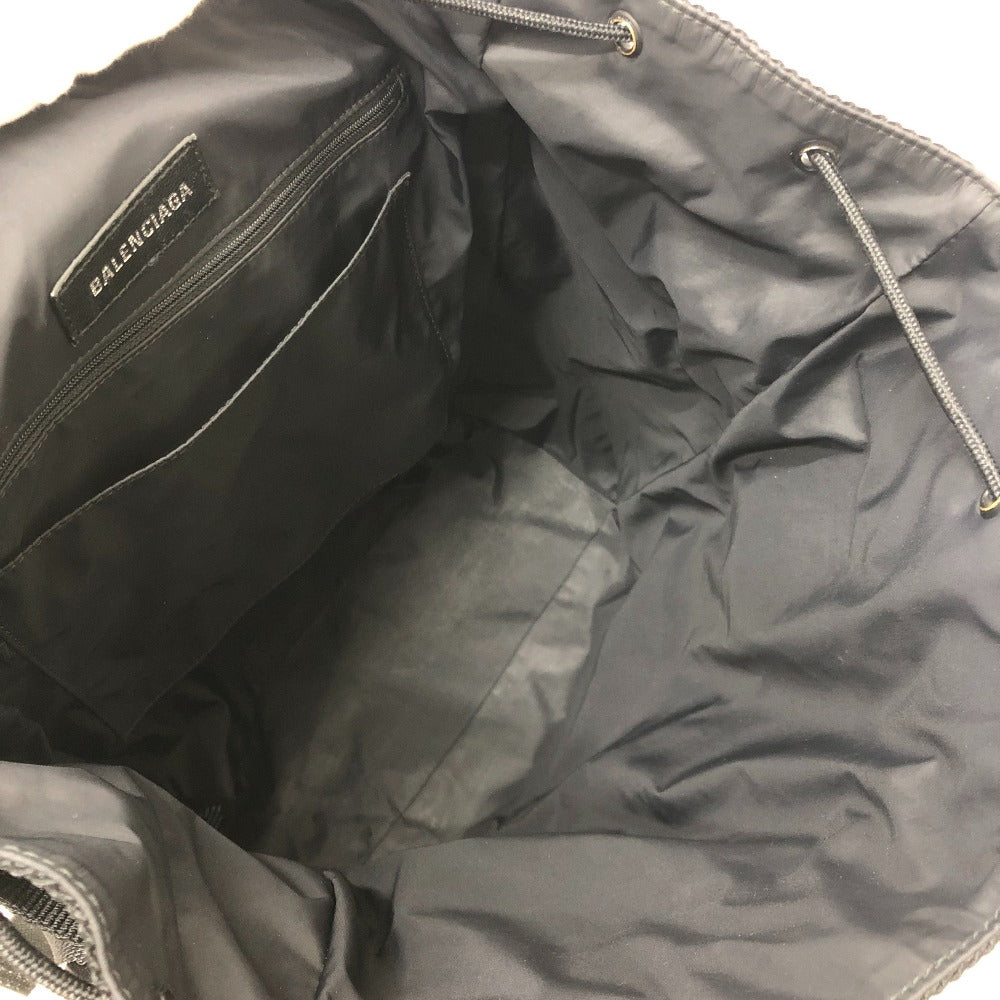 BALENCIAGA 644040 Army アーミー ミディアム カバン ハンドバッグ ロゴ トートバッグ ナイロン メンズ ブラック