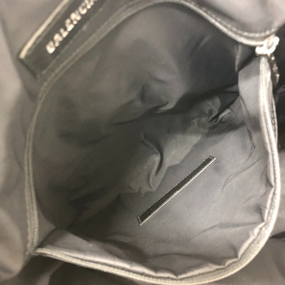 BALENCIAGA 644040 Army アーミー ミディアム カバン ハンドバッグ ロゴ トートバッグ ナイロン メンズ ブラック