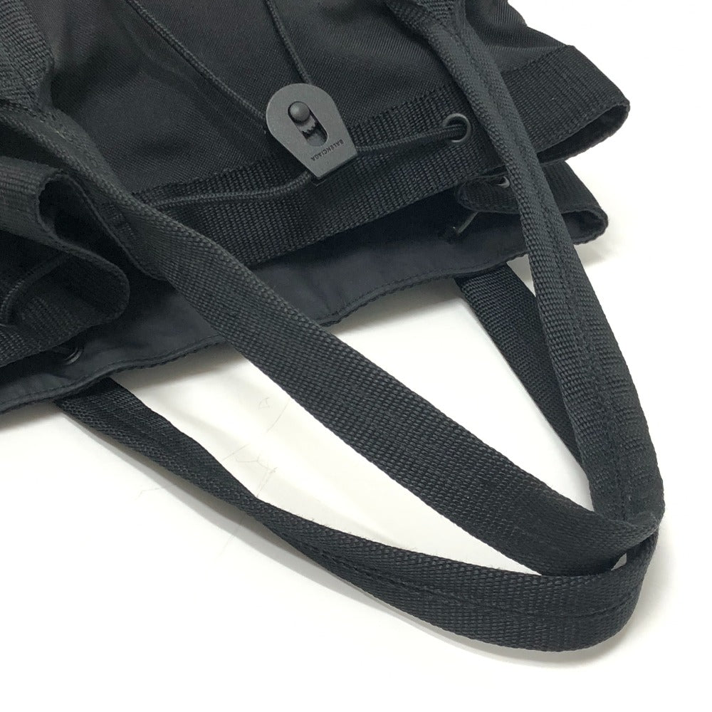 BALENCIAGA 644040 Army アーミー ミディアム カバン ハンドバッグ ロゴ トートバッグ ナイロン メンズ ブラック