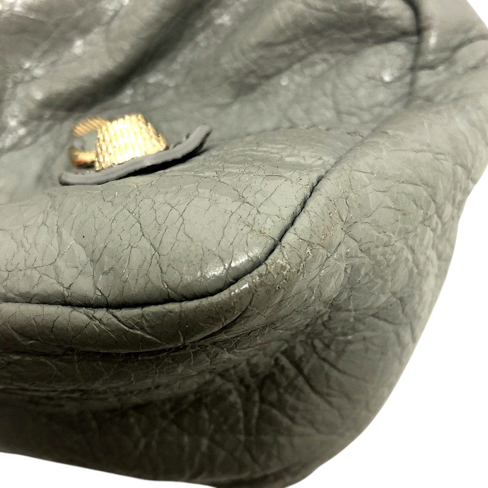 BALENCIAGA 519872 THE TOWN Bag 2WAY Hand Bag Leather gray Used