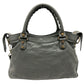 BALENCIAGA 519872 THE TOWN Bag 2WAY Hand Bag Leather gray Used