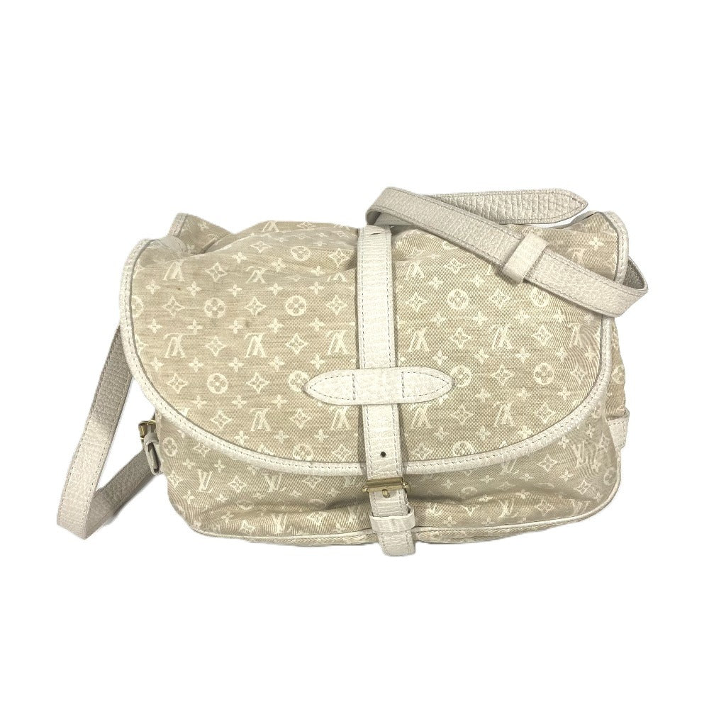 LOUIS VUITTON M95314 モノグラム ミニラン ソミュール30 斜め掛け カバン フラップ ショルダーバッグ モノグラムミニランキャンバス レディース デュンヌ ベージュ - brandshop-reference