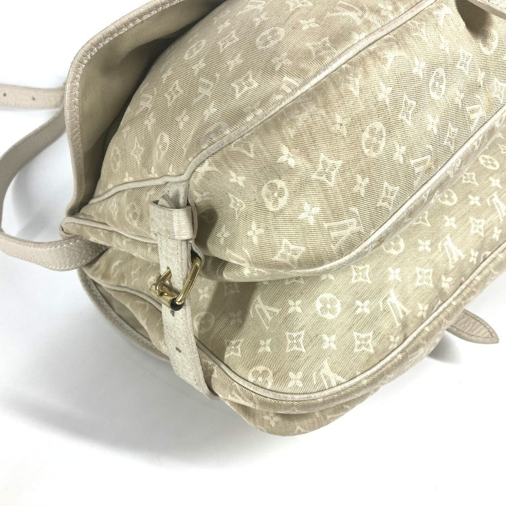 LOUIS VUITTON M95314 モノグラム ミニラン ソミュール30 斜め掛け カバン フラップ ショルダーバッグ モノグラムミニランキャンバス レディース デュンヌ ベージュ - brandshop-reference