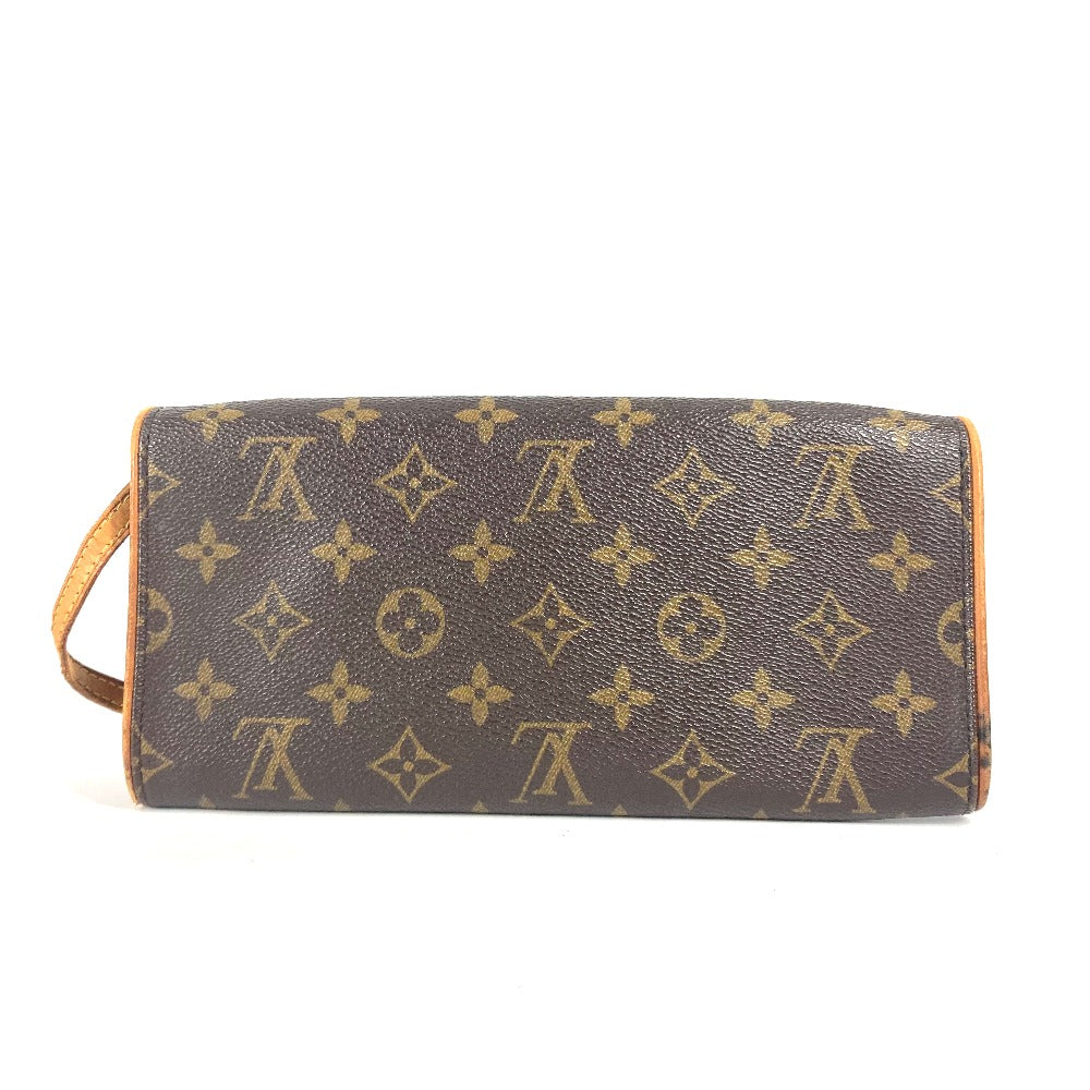 LOUIS VUITTON M51852 モノグラム ポシェットツインGM 斜め掛け ポシェット カバン 2WAYバッグ クラッチバッグ ショルダーバッグ モノグラムキャンバス レディース ブラウン