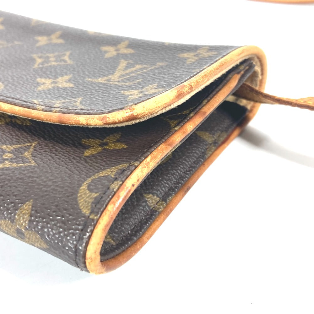 LOUIS VUITTON M51852 モノグラム ポシェットツインGM 斜め掛け ポシェット カバン 2WAYバッグ クラッチバッグ ショルダーバッグ モノグラムキャンバス レディース ブラウン