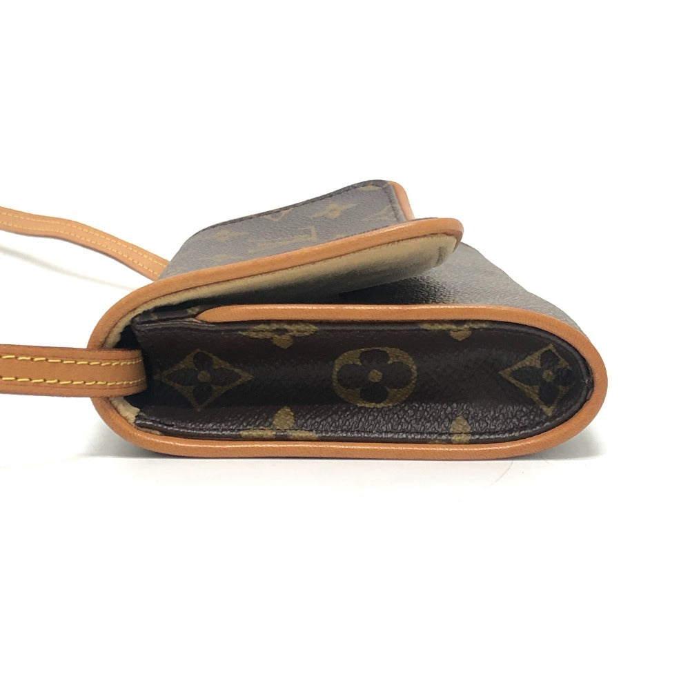 LOUIS VUITTON M51852 ポシェットツインGM カバン 2WAY クラッチバッグ ショルダーバッグ モノグラムキャンバス レディース ブラウン