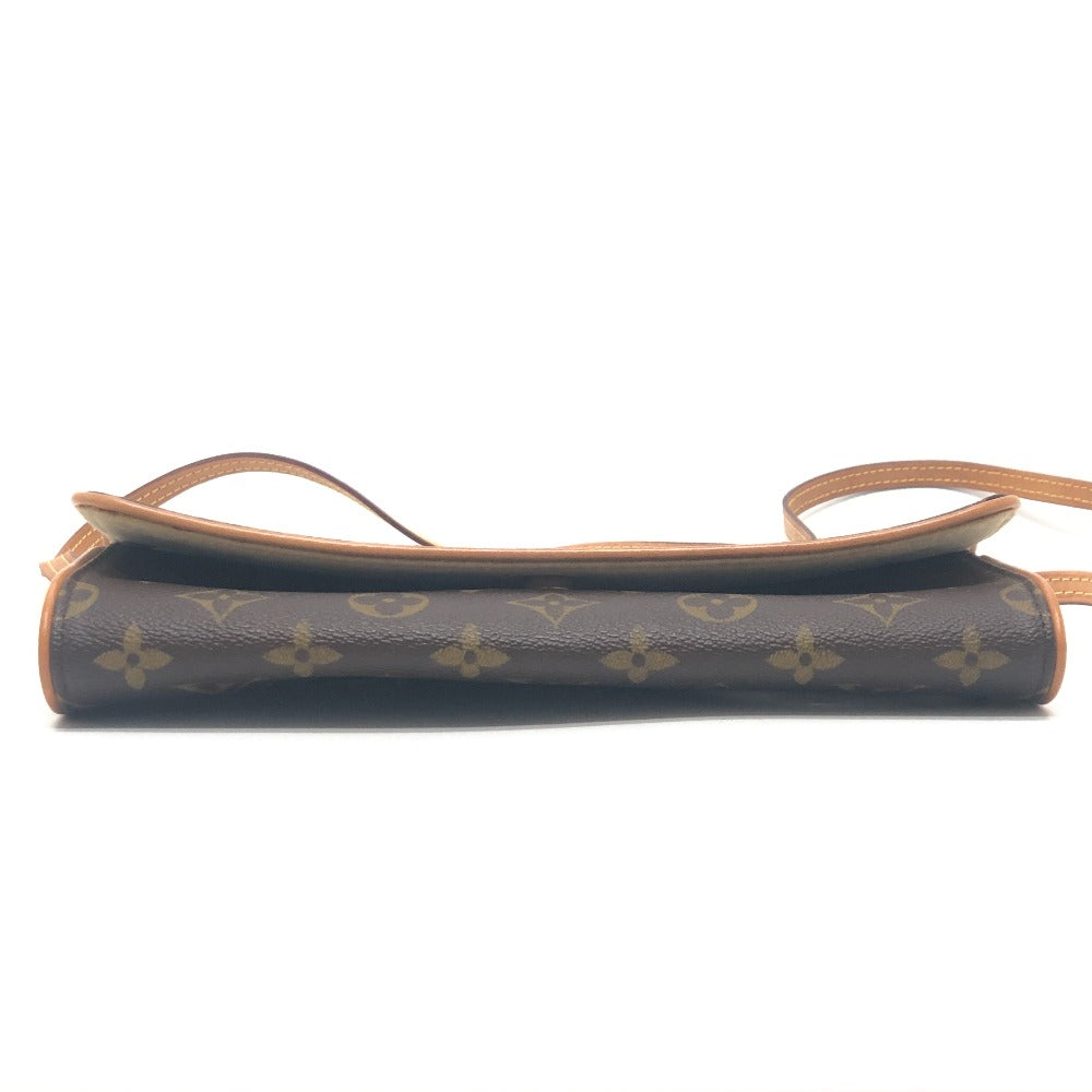 LOUIS VUITTON M51852 ポシェットツインGM カバン 2WAY クラッチバッグ ショルダーバッグ モノグラムキャンバス レディース ブラウン