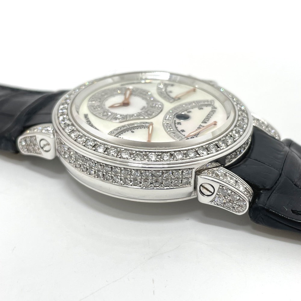 HARRY WINSTON MCRA44W オーシャンクロノ トリプル レトログラード 自動巻き 腕時計 K18WG メンズ ホワイトゴールド