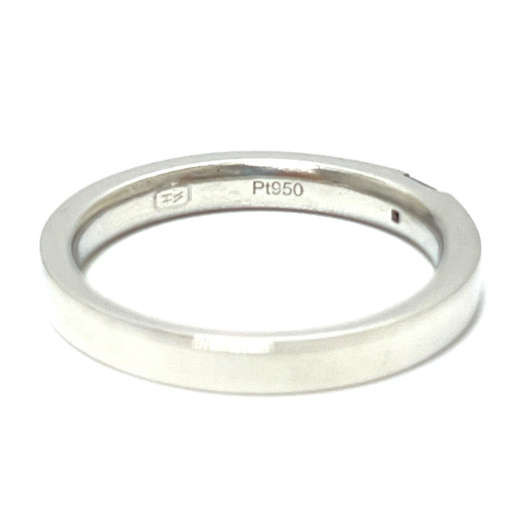 HARRY WINSTON PT950 マリッジ プリンセスカット リング・指輪 Pt950 メンズ シルバー