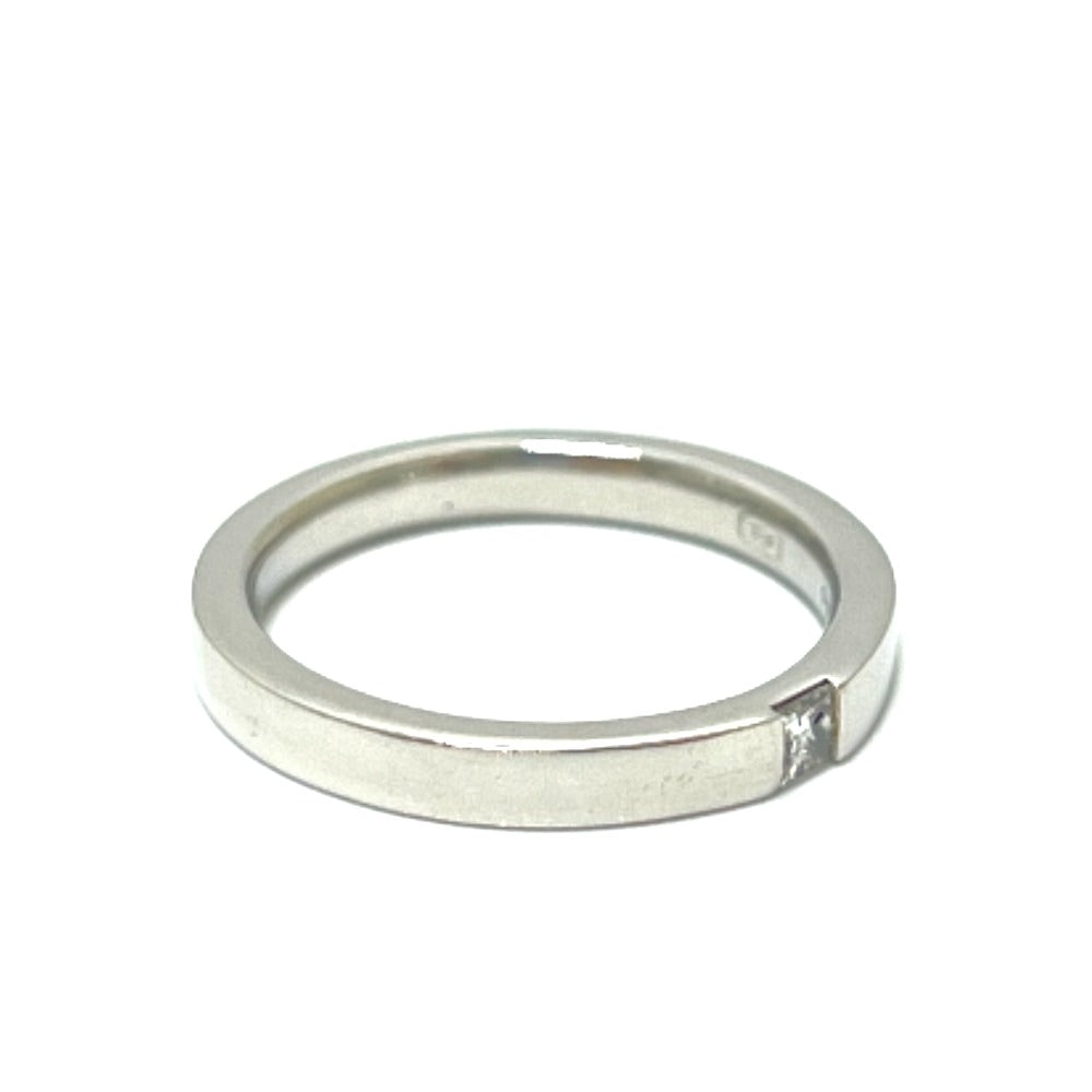 HARRY WINSTON PT950 マリッジ プリンセスカット リング・指輪 Pt950 メンズ シルバー
