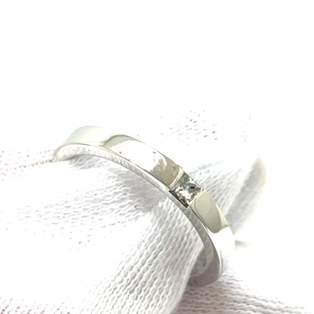 HARRY WINSTON PT950 マリッジ プリンセスカット リング・指輪 Pt950 メンズ シルバー