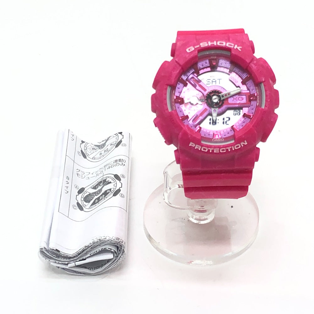 G-SHOCK GMA-S110XG-4AJR XGコラボレーションモデル クォーツ ウォッチ 腕時計 ラバー ユニセックス ピンク