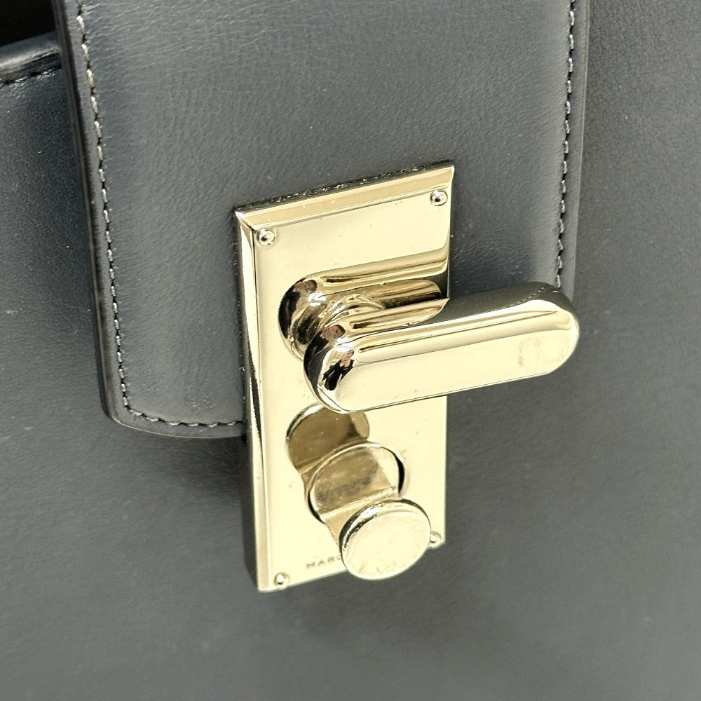 MARC JACOBS ターンロック 2WAY トップハンドル west end small top トートバッグ レザー レディース グレー - brandshop-reference