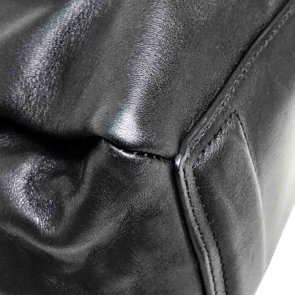 MARC BY MARC JACOBS two-tone tote bag, handbag, shoulder bag, crossbody bag, leather, women's, black