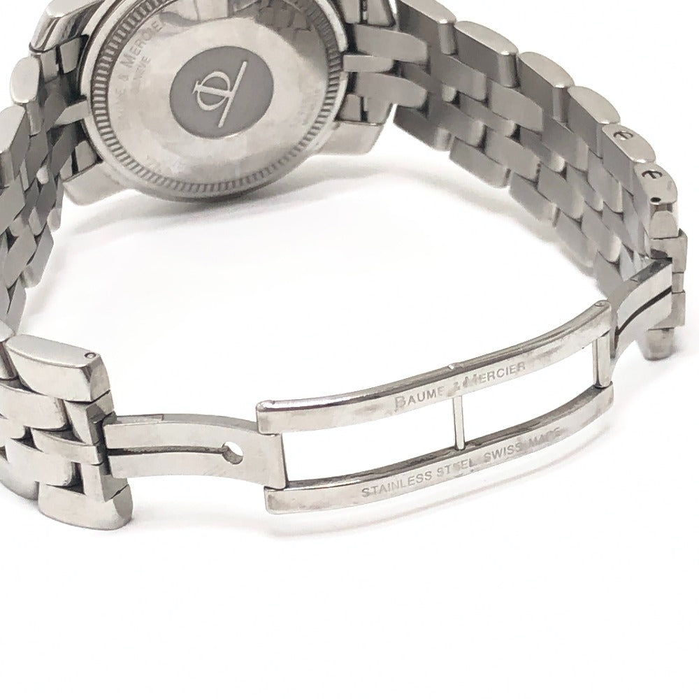 Baume & Mercier MV045216 ケープランド クロノグラフ デイト 自動巻き ウォッチ 腕時計 SS メンズ シルバー