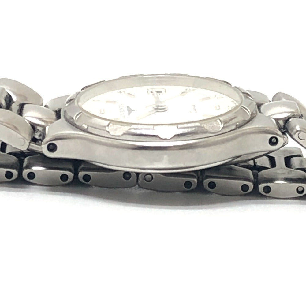 LONGINES 4019 コンクエスト クォーツ ウォッチ ラウンドフェイス 腕時計 SS レディース シルバー