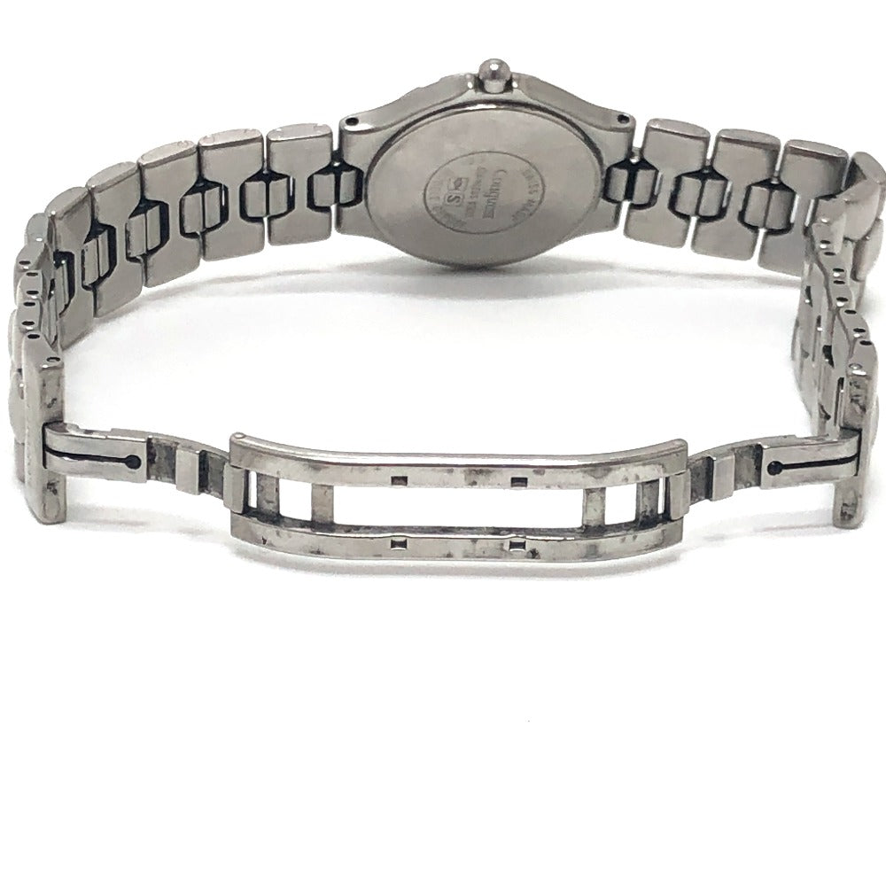 LONGINES 4019 コンクエスト クォーツ ウォッチ ラウンドフェイス 腕時計 SS レディース シルバー